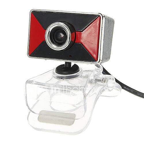 Rectangle Shaped Desktop 8 Megapixel Webcam with Mic