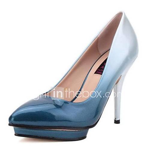 Patent Leather Womens Stiletto Heel Platform Pointed Toe Pumps/heels Shoes (More Colors)