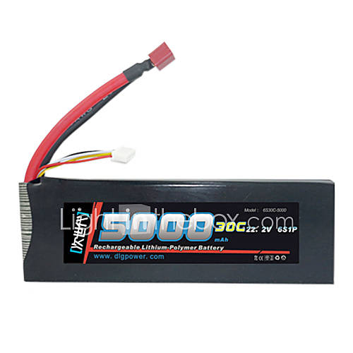 DLG 22.2V 5000mAh Li Po Battery(T Plug)