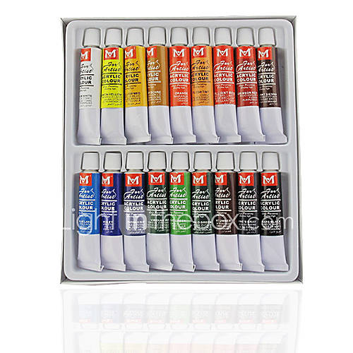 18PCS Painting Drawing Professional Nail Art Painting Pigment Kits