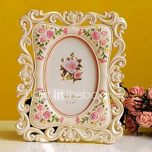 6Modern European Style Pearl Polyresin Picture Frame