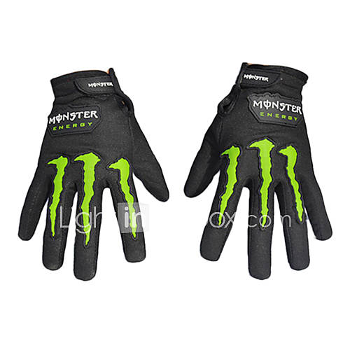 Monster Summer Motorcycle Motorcross Cycling Full Finger Gloves (optional Colors)
