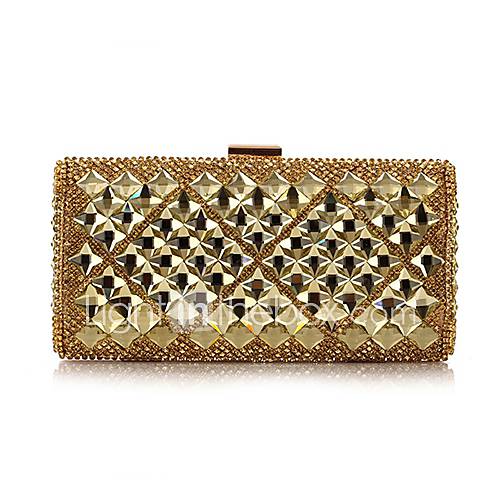 Womens Europe And America Fashion Glass Drill Evening Bag