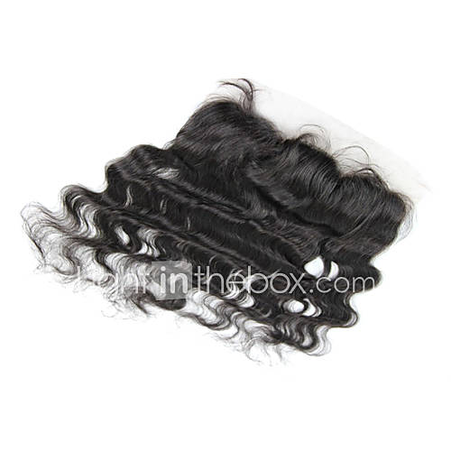 8 Brazilian Hair Silky Body Wave Lace Frontal(134) Natural Color