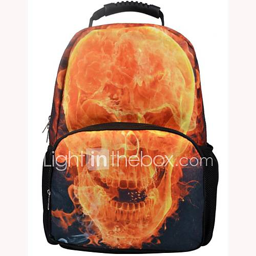Veevan Unisexs Cool Skull School Backpacks