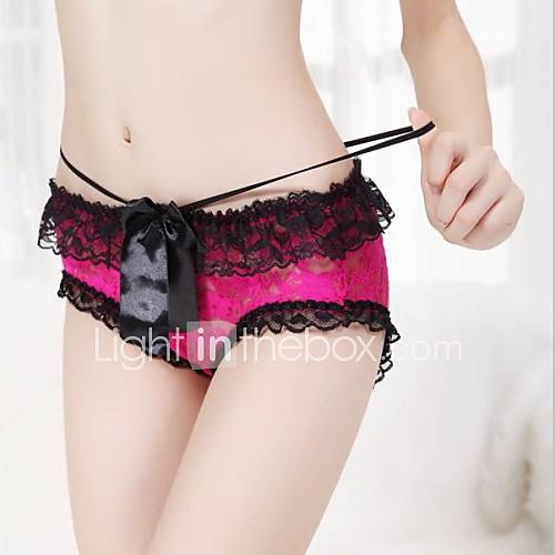 Womens Sexy Lace Low Waist Brief