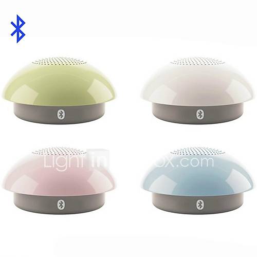 Portable Mini Mushroom Bluetooth V2.1 Wireless Stereo Speakers(Light Green / Pink / Blue / Beige)