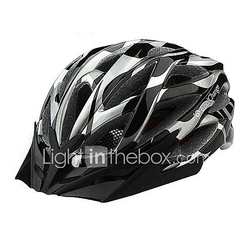 CoolChange 23 Vents BlackSilvery EPS Light Cycling Helmet