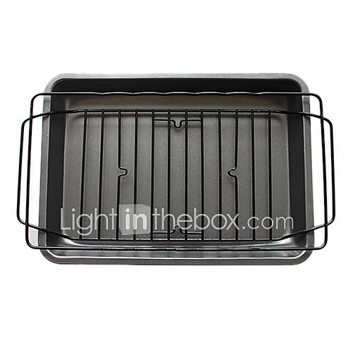 10.5 Stainless Steel Roasting Pans, W47cm x L26cm x H9cm