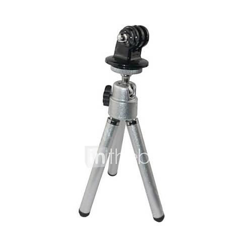 Silver Mini Tripod for Digital Camera / Gopro Hero 3 /3 /2