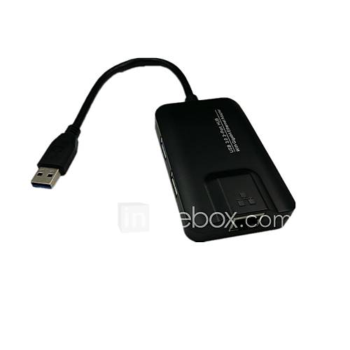 USB3.0 3 Port HUB Gigabit Ethernet Adapter