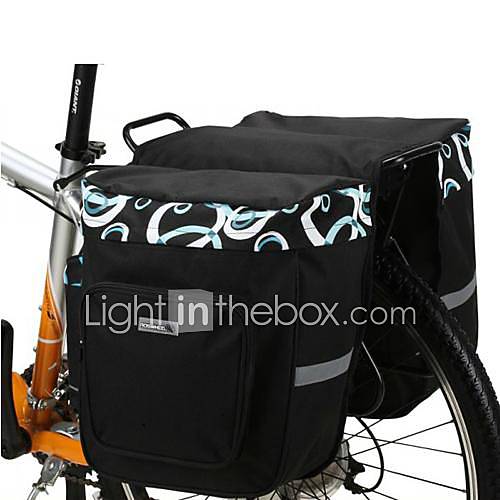 Cycling 600D Polyester Shockproof Wearproof 37L Large Capacity Fashion Bike Back Shelf Bag