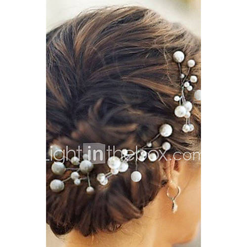 Nice Five Pieces Pearls Wedding/Party Hairpins