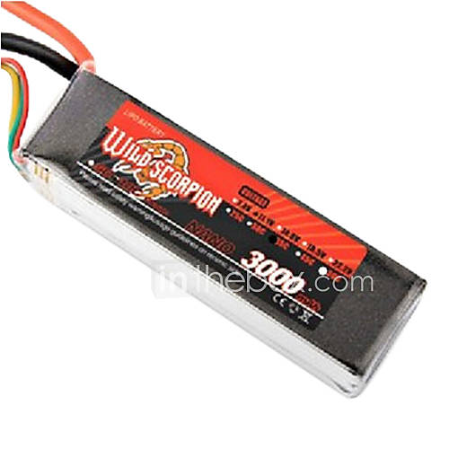 Wild Scorpion 18.5V 3000mAh 60C Li po Battery(T Plug)