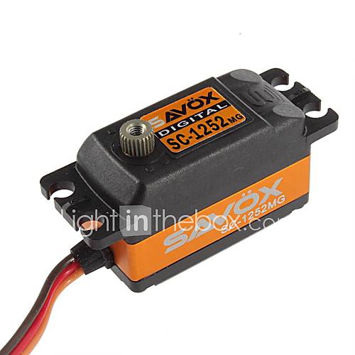 Savox 1252MG 0.07S 7KG Digital Metal Short Steering Gear Servo