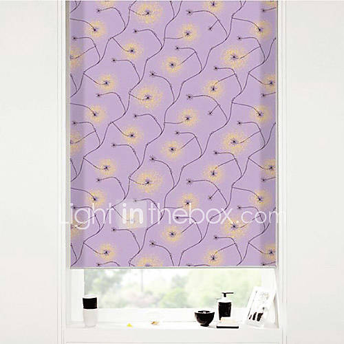 Warm Abstract Firefly Print Sheer Shade