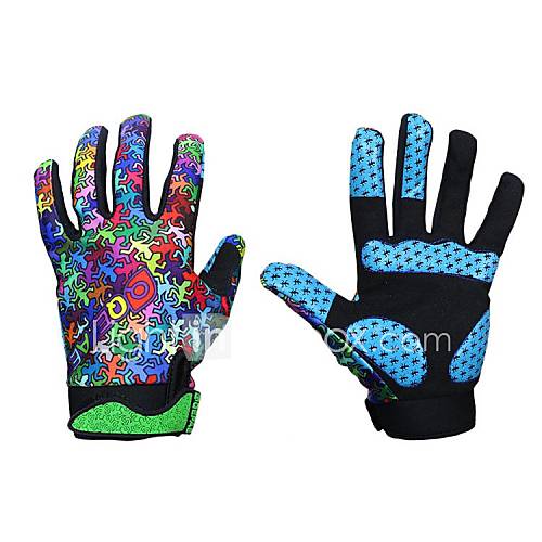 Cycling Silica Gel Anti skid Full Finger Gloves