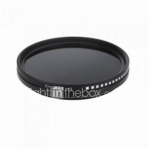 Commlite 49mm ND Fader Neutral Density Adjustable Variable Filter (ND2 to ND400)