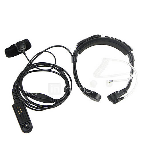 Throat Mic Earpiece For Motorola Gp140 Gp320 Gp340 Gp360 Gp380 Gp640 Gp680 Gp760 Gp1280