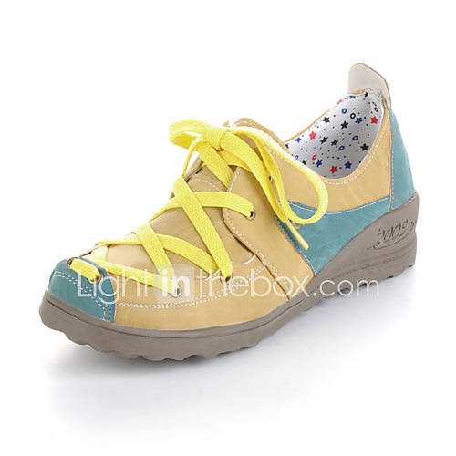 Leatherette Womens Flat Heel Comfort Fashion Sneakers Shoes (More Colors)