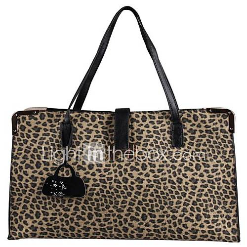 Trendy Womans High Quality Leopard Handbag