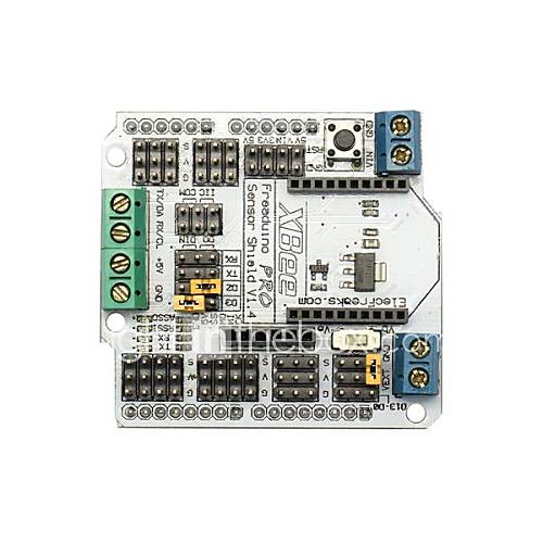 FreArduino Sensor Shield V1.2 Expansion Board for Arduino (Works with Official Arduino Boards)