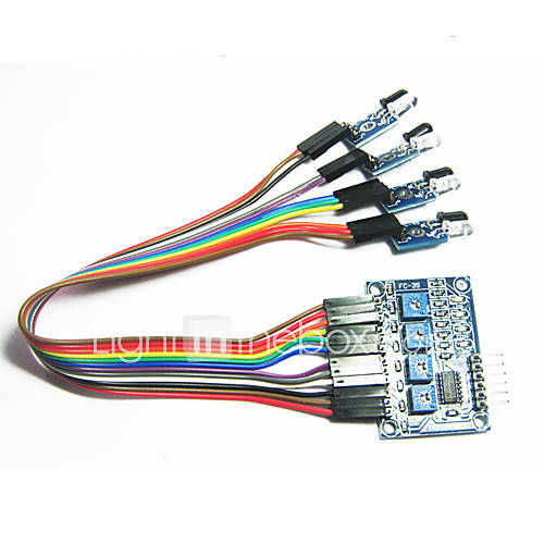 4 Channel Infrared Obstacle Avoidance Sensor Module for Smart Car