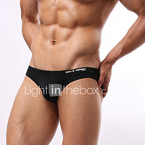 Mens Bikini Style Smoothy Black Panties