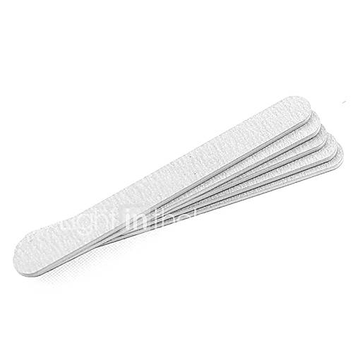 5PCS Gray Straight shaped Emery Nail Art Files