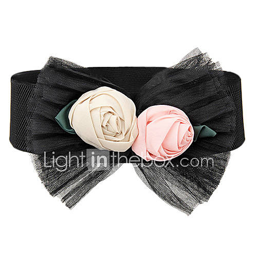 Elastic And Tulle Party/Casual Sashes With Flowers(More Colors)