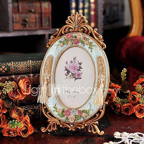 6Modern European Style Pearl Polyresin Picture Frame