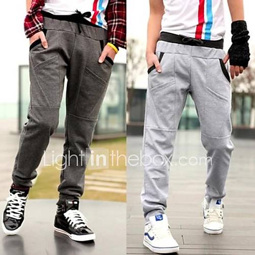 Mens Slim Casual Long Pants Sweatpants