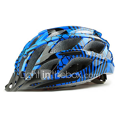 CoolChange 27 Vents Blue EPS Integrally molded Cycling Helmet