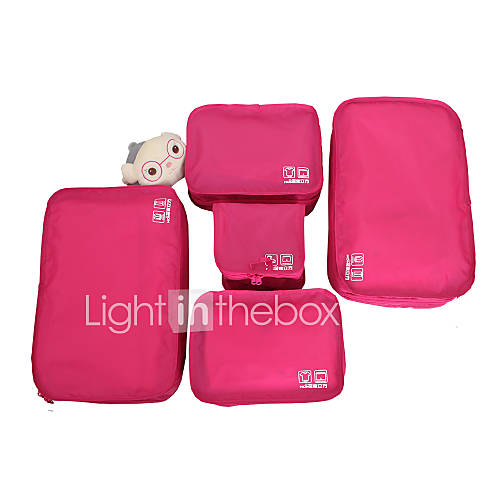 Set Of 5 Multifunctional Underwear Portable Travel Storage Bags