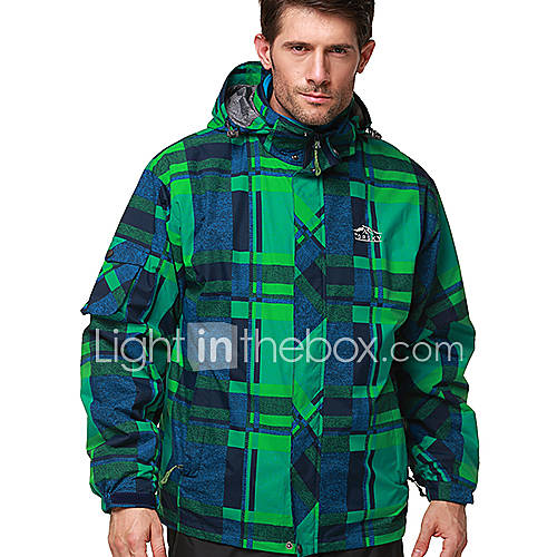 Topsky Mens Plaid Hiking Skiing Jacket