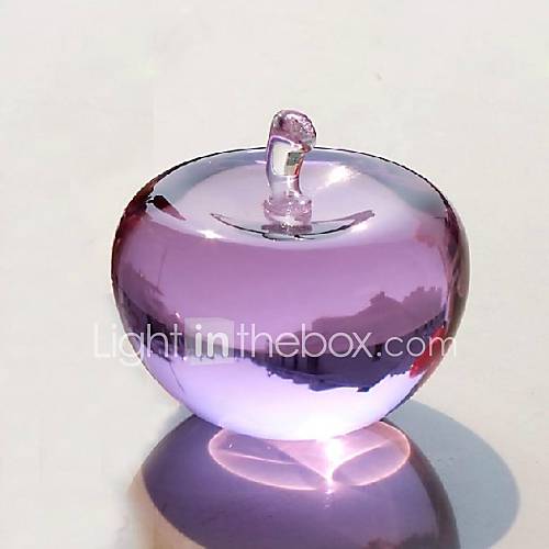 Lilac Crystal Apple Keepsake