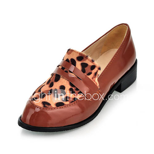 Leatherette Womens Low Heel Comfort Loafers Shoes (More Colors)