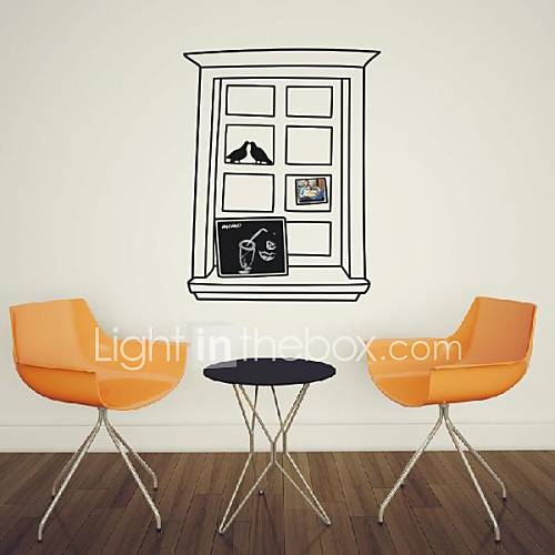 Still Life Window Frame Decorative Wall Stickers