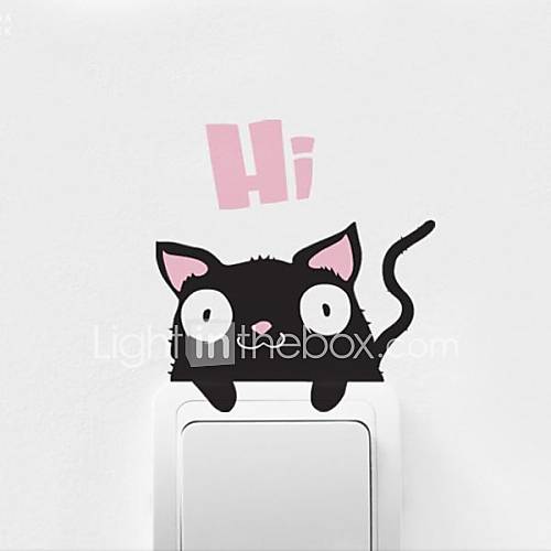 Animals Cartoon Cat Paste Wall Stickers