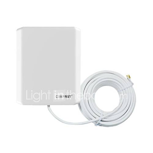 Comfast CF ANT2410E 10dbi Long Range Wireless Antenna 2.4GHZ Interface SMA With 15M Line White