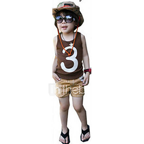 Boys Vest Sportswear Cotton Clothing Sets