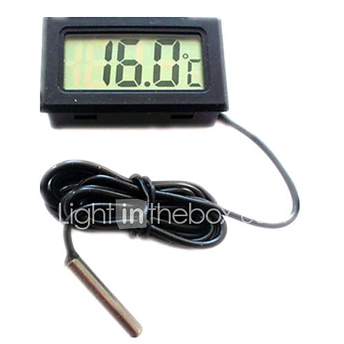 LCD Fridge Freezer Temperature Digital Thermometer with 1M Cable( 50 to 110℃, 0.1℃)