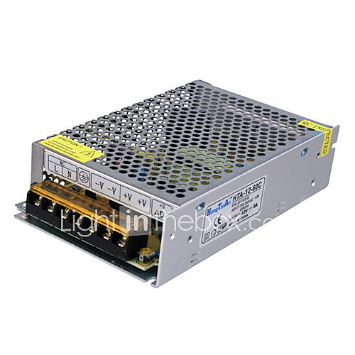 24V 3A Iron Case Power Supply   Silver (AC 110~220V)