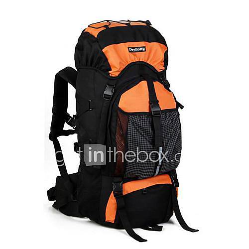 Outdoors Nylon Multicolor 60L Large Space Multifunction Waterproof High quality Camping backpack