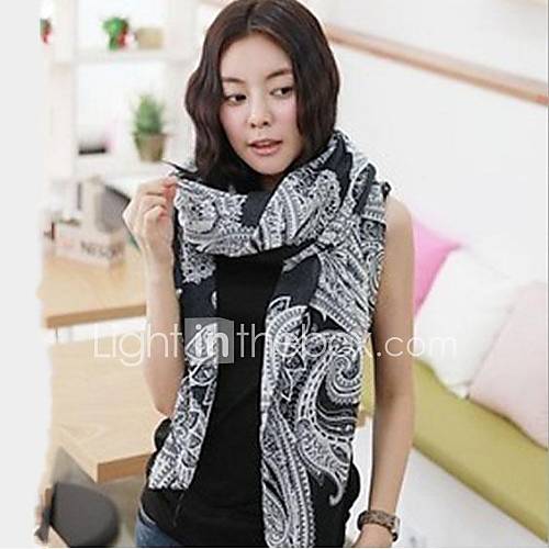 BaLiSha Fashion Female Long Oversized Cashew Scarf Shawl