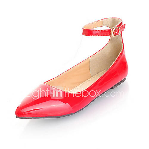 Leatherette Womens Flat Heel Ballerina Flats Shoes(More Colors)