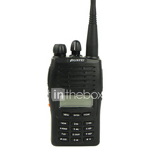 Walkie Talkie VHF 5W / UHF 4W 128CH PUXING PX 777 Plus Scrambler VOX ANI 2 Tone Two Way Radio