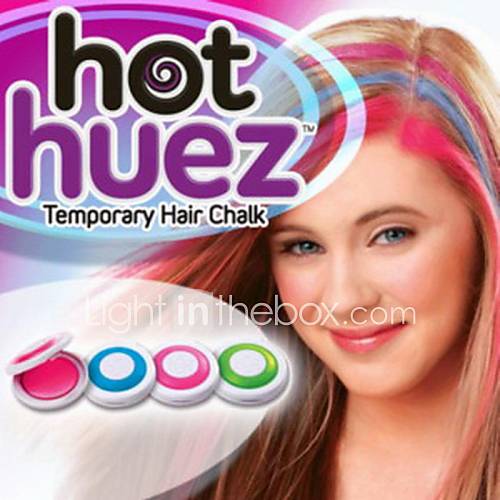 4 Sets New Hair Dye Powder Compact Package