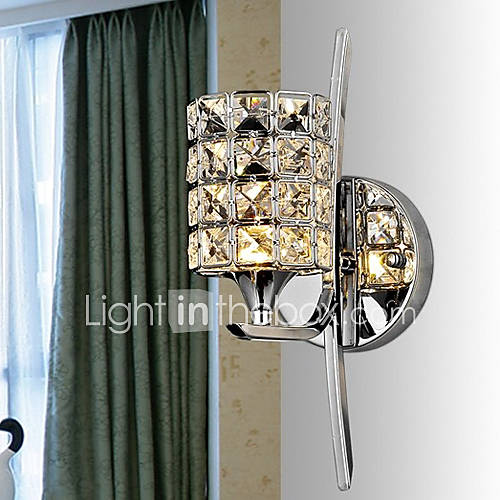 Brief k9 Modern Crystal Wall Lamp Mirror Light
