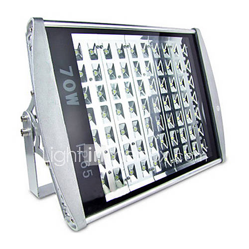 85 265V 70W LED warm white outdoor waterproof flood light